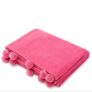 Hot Pink Throw Blanket